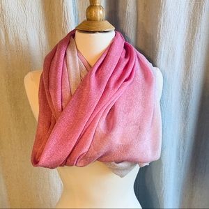 NWT New York & Co Pink Ombre Infinity Scarf